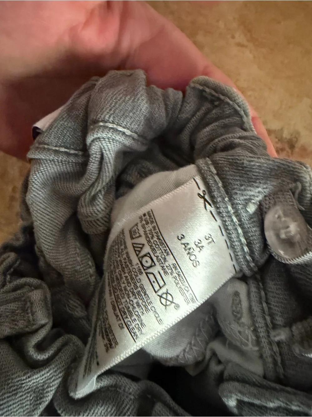 The children's place 3T grey girls skinny jeans